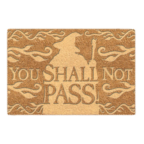 The Lord of the Rings You Shall Not Pass doormat