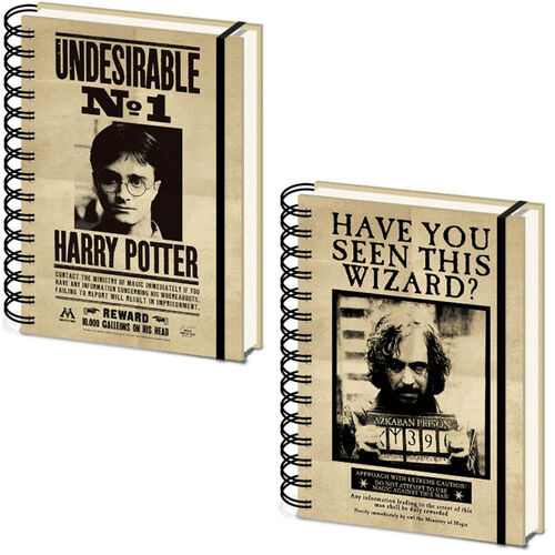 Harry Potter Harry & Sirus posters A5 lenticular notebook