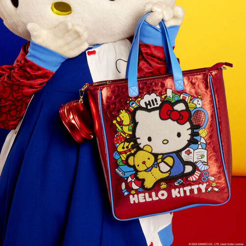 Loungefly Hello Kitty 50th Anniversary tote bag with coin bag