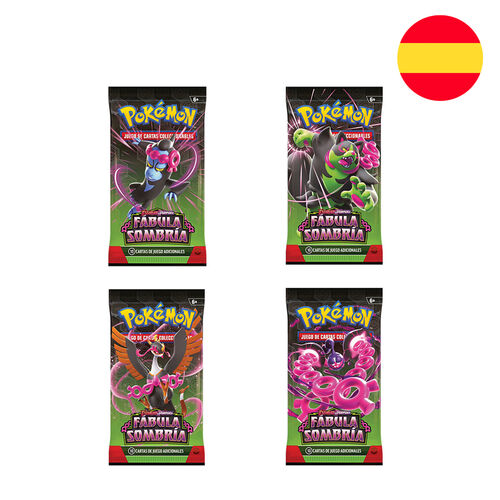 Juego cartas coleccionables Fabula Sombria Escarlata & Purpura SV6.5 Booster Pokemon español