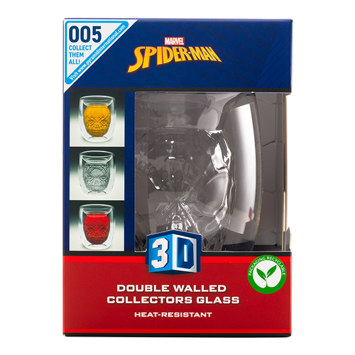 Vaso 3D doble pared Spiderman Marvel