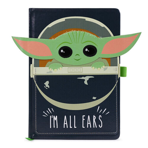 Star Wars Grogu Star premium A5 notebook