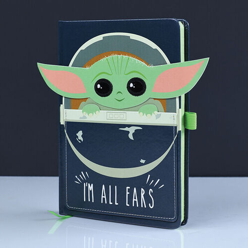 Star Wars Grogu Star premium A5 notebook