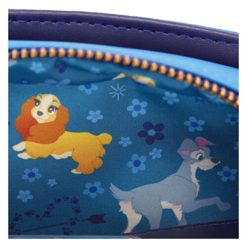 Bolso bandolera 70th Anniversary La Dama y el Vagabundo Disney Loungefly