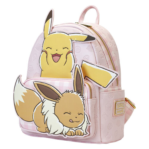 Mochila Pikachu & Eevee Pokemon Loungefly 26cm