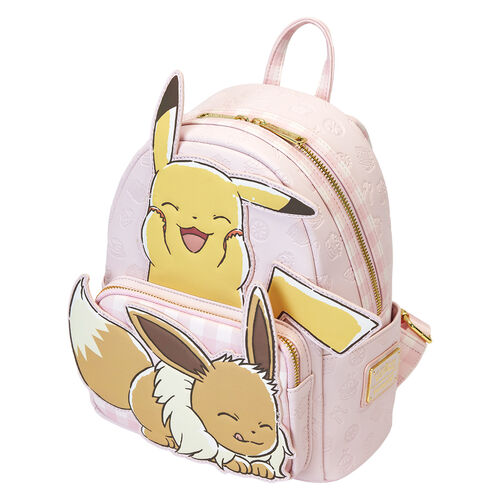 Mochila Pikachu & Eevee Pokemon Loungefly 26cm