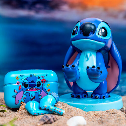 Mini Cable Guy + auriculares inalambricos Stitch Disney