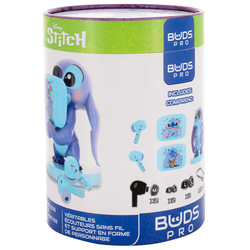 Mini Cable Guy + auriculares inalambricos Stitch Disney