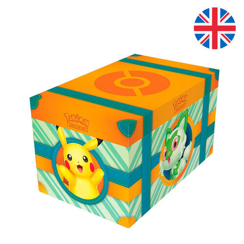 English Pokemon Collector Chest Padela Adventure card game briefcase