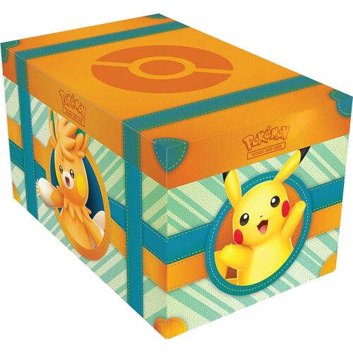 English Pokemon Collector Chest Padela Adventure card game briefcase