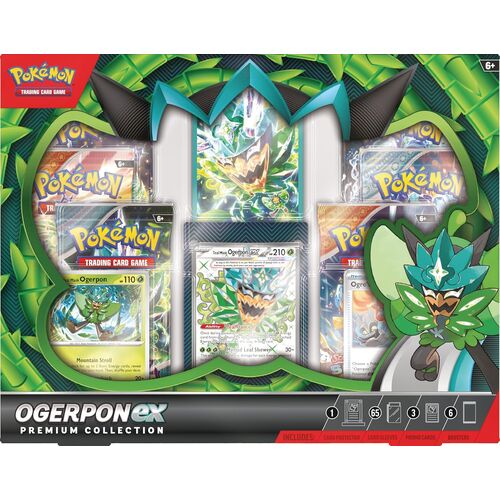 Blister juego cartas coleccionables Ogerpon Pokemon ingles