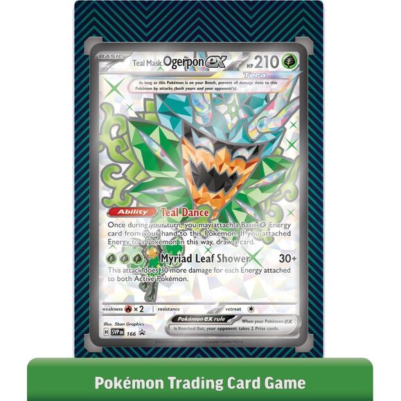 Blister juego cartas coleccionables Ogerpon Pokemon ingles