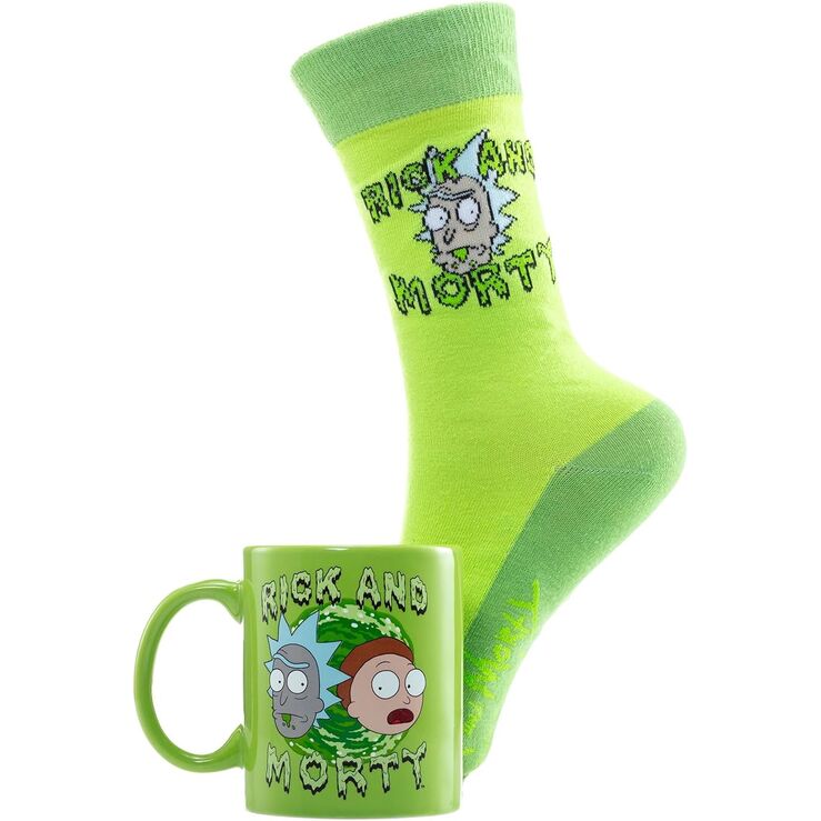 Rick & Morty Mug and Socks set