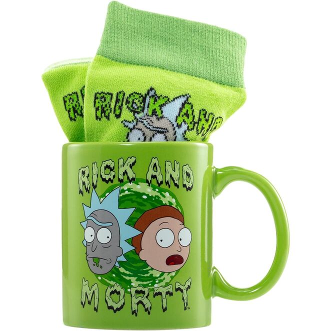 Rick & Morty Mug and Socks set