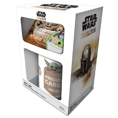 Star Wars Mandalorian Yoda the Child Mug + coaster and keychain set