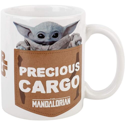 Star Wars Mandalorian Yoda the Child Mug + coaster and keychain set