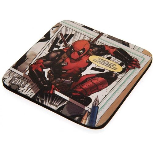 Marvel Deadpool Mug + keychain + coaster