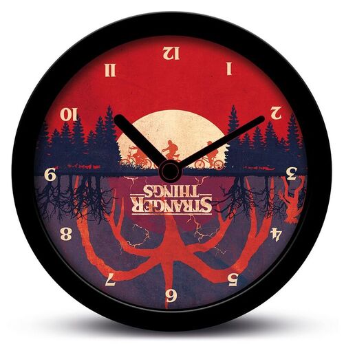 Stranger Things Upside Down clock