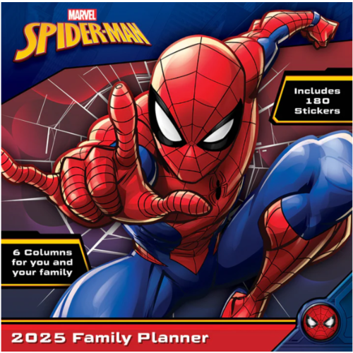 Calendario planificador familiar Spiderman Marvel