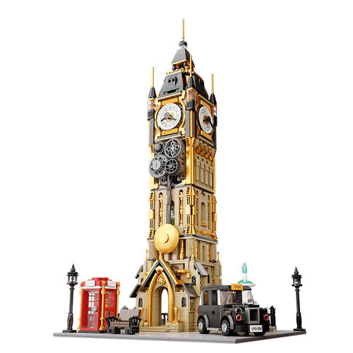 Steampunk Clock Tower Park Construction Kit 2424pcs