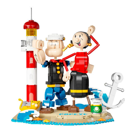 Popeye -  Popeye & Olivia Construction Kit 1500pcs