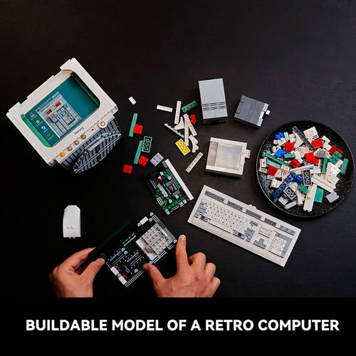 Retro Computer Construction Kit 1634pcs