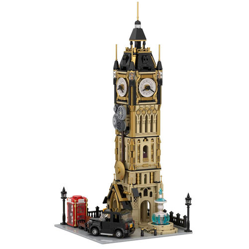 Steampunk Clock Tower Park Construction Kit 2424pcs