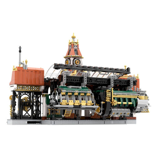 Steampunk Railway Station Construction Kit 2788pcs