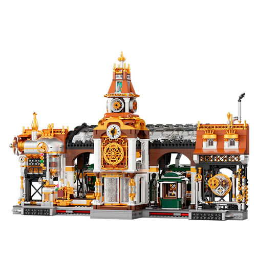 Steampunk Railway Station Construction Kit 2788pcs