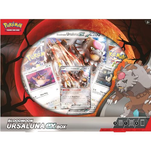 Blister juego cartas coleccionables Bloodmoon Ursaluna Pokemon ingles