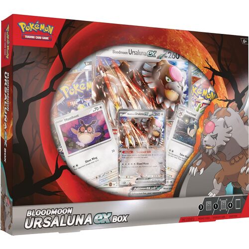 Blister juego cartas coleccionables Bloodmoon Ursaluna Pokemon ingles