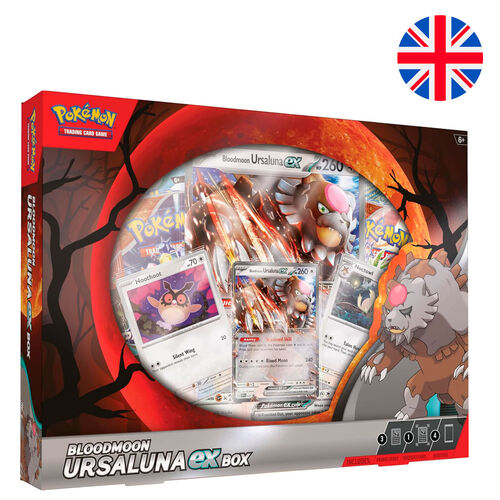 Blister juego cartas coleccionables Bloodmoon Ursaluna Pokemon ingles