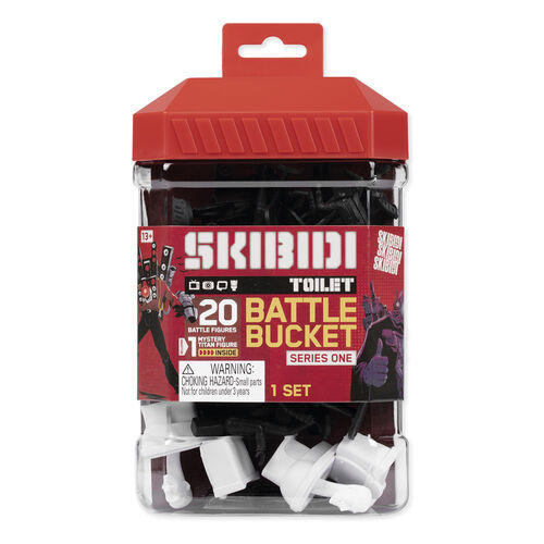 Cubo de batalla 20 figuras Skibidi Toilet