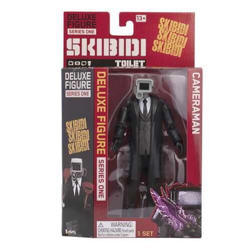 Figura Cameraman Deluxe Skibidi Toilet 16cm surtido