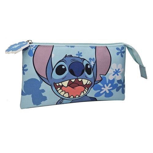 Disney Stitch triple pencil case