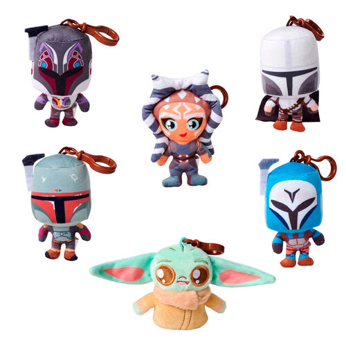 Star Wars Mandalorian assorted plush keychain 10cm