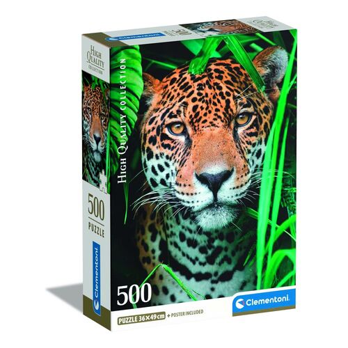 High Quality Jaguar in the Jungle puzzle 500pcs