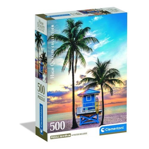 High Quality Miami Beach Florida puzzle 500pcs