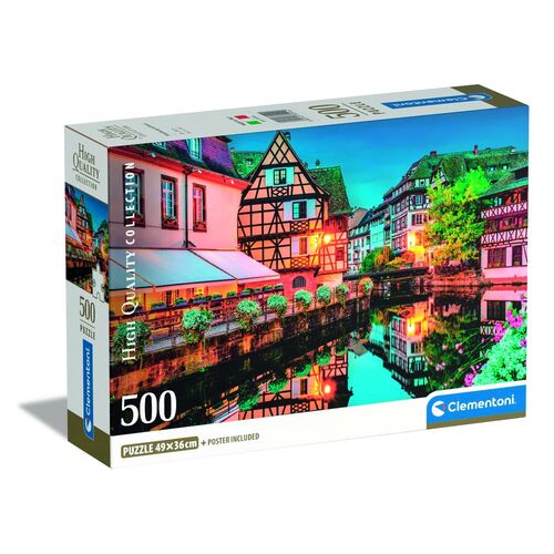 High Quality Strasbourg Old Town puzzle 500pcs