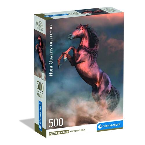 High Quality Wild Red Stallion puzzle 500pcs