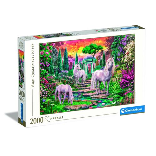 Puzzle Classical Garden Unicorns High Quality 2000pzs