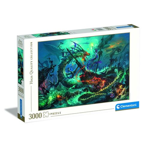 High Quality The Underwater Battle puzzle 3000pcs