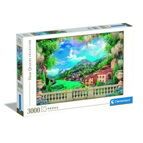 High Quality Lush Terrace On Lake puzzle 3000pcs