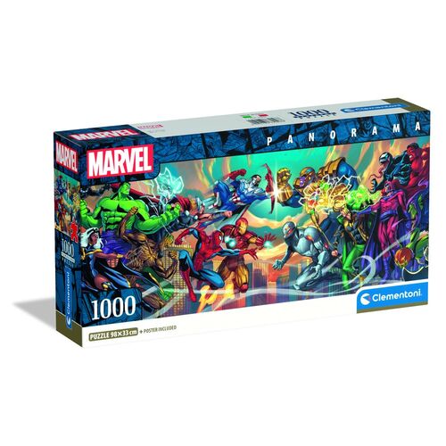 Marvel Heroes vs Villains panorama puzzle 1000pcs