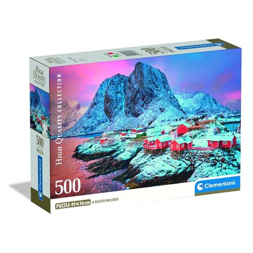 High Quality Hamnoy Village puzzle 500pcs