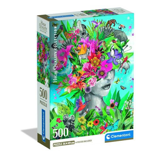 High Quality Head in the Jungle puzzle 500pcs