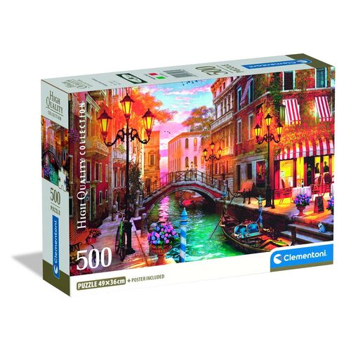 High Quality Sunset Over Venice puzzle 500pcs