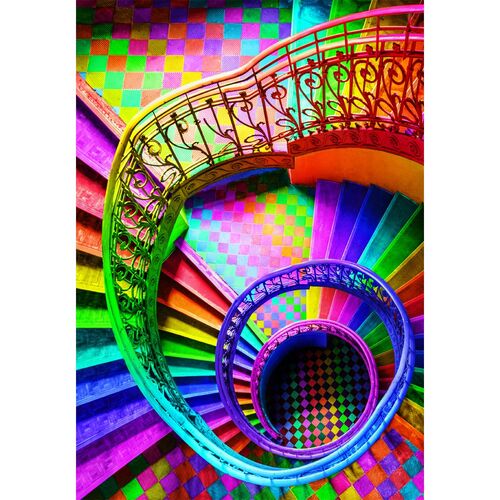 Color Boom Stairs puzzle 500pcs