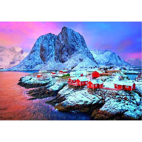 High Quality Hamnoy Village puzzle 500pcs