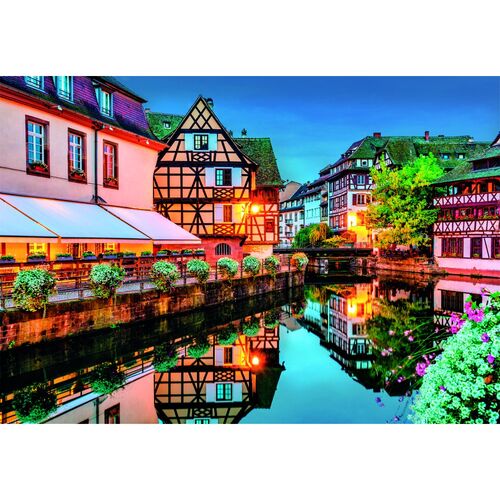 High Quality Strasbourg Old Town puzzle 500pcs